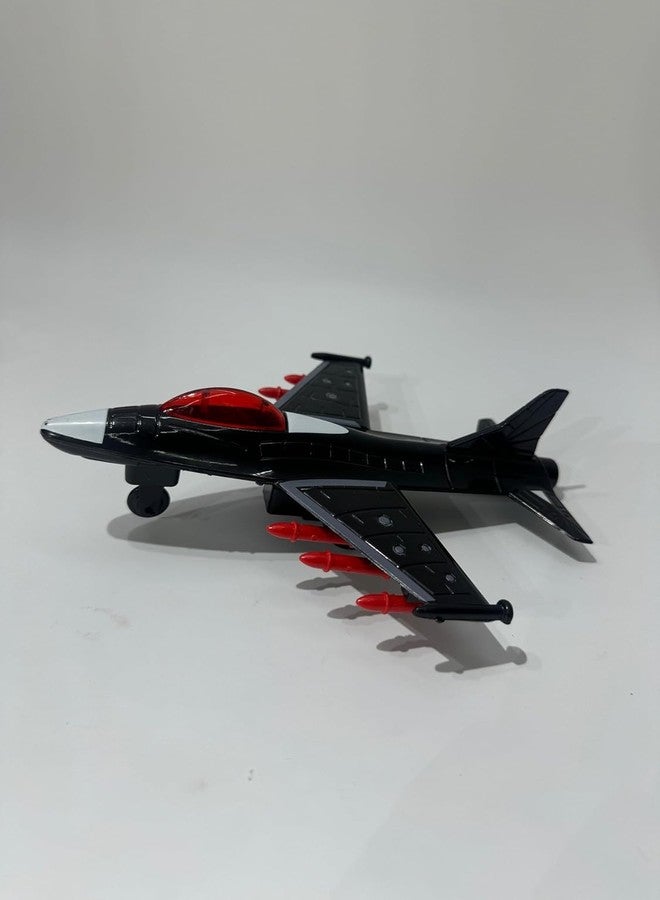 YUIOP - F16 Plane - 2 Pcs - Army Fighter Plane - Friction Powered Pull Back Toy Plane - Realistic Design - Die Cast Plane - Vibrant Colors - Pack of 2 - Image 4